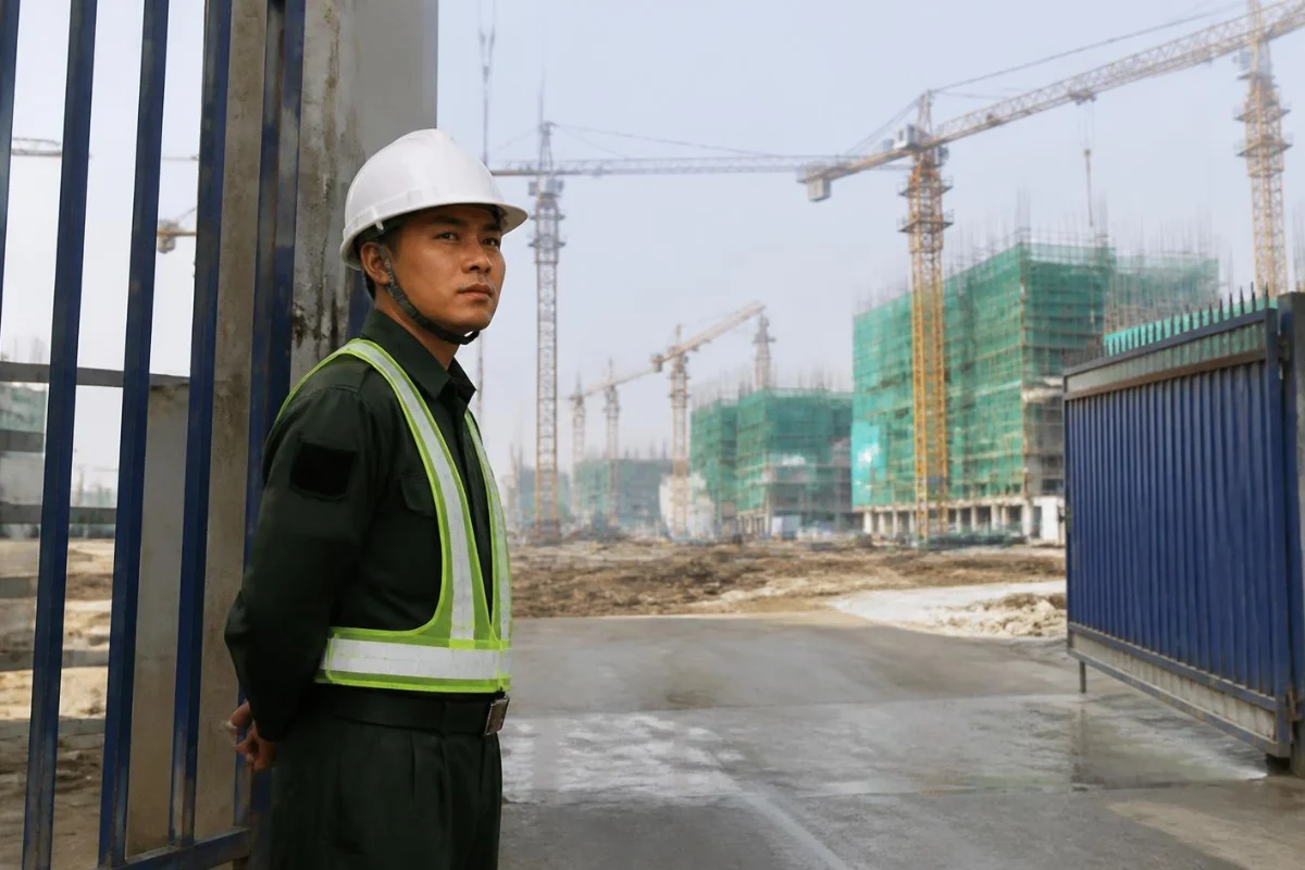Bảo vệ công trường